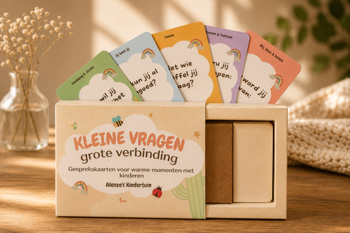 Kleine vragen, grote verbinding – Gesprekskaarten voor kinderen
