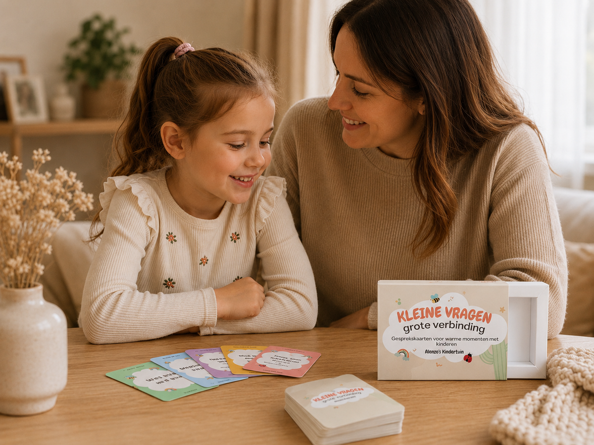 Kleine vragen, grote verbinding – Gesprekskaarten voor kinderen